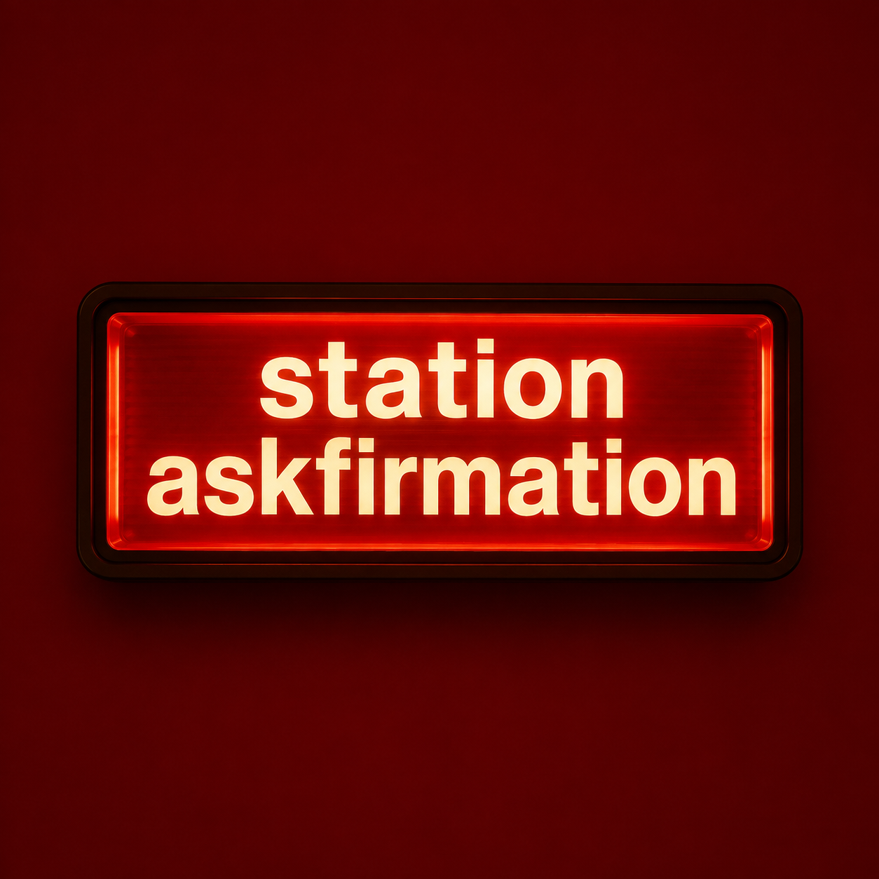 station askfirmation
